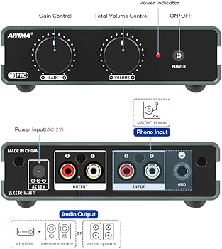 AIYIMA T3 PRO フォノイコライザー MM/MC ゲイン39dB AIYIMA T3 PRO フォノイコライザー MM/MC ゲイン39dB